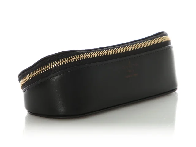 Louis Vuitton Monogram and Black Leather Sunglasses Pouch GM in Black Leather from Ann's Fabulous Finds, photo 4 of 8