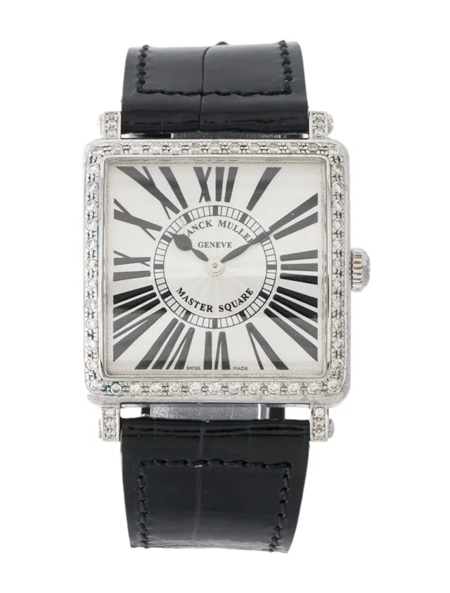 Franck Muller Master Square Watch in multicolor Crocodile from The RealReal