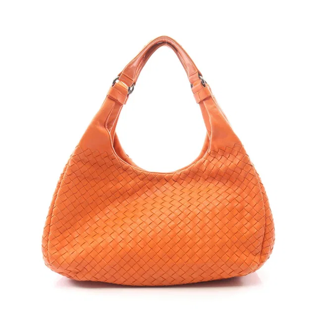 Bottega Veneta Intrecciato Leather Shoulder Bag in Woven leather from LuxUness