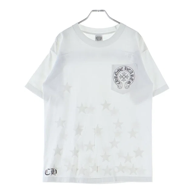 Chrome Hearts Vintage Short Sleeve Tee Star Print Back Scroll Label Short from The Reluxe