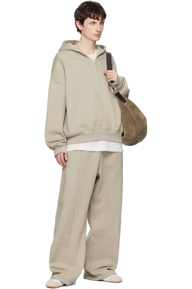 Fear of God ESSENTIALS Gray Signature Lounge Sweatpants, photo 4 of 4 from SSENSE