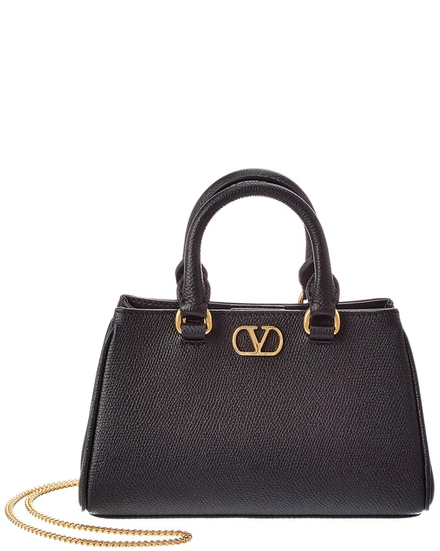 Valentino VLogo Signature Mini Leather Satchel, image 1 of 1 from Rue La La