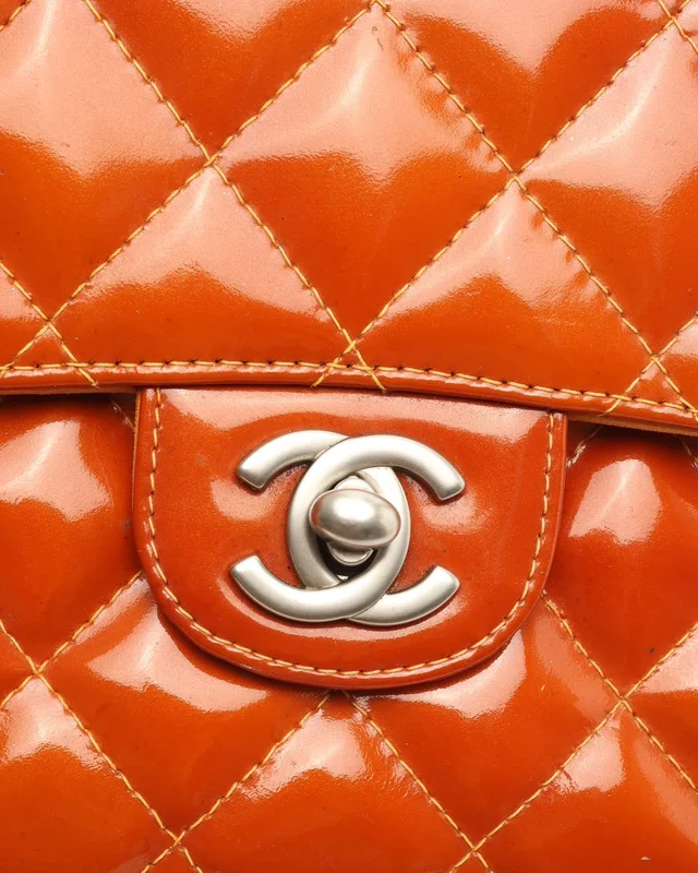 Chanel Classic Square Patent Single Flap Bag in Patent leather from A Retro Tale, photo 9 of 14