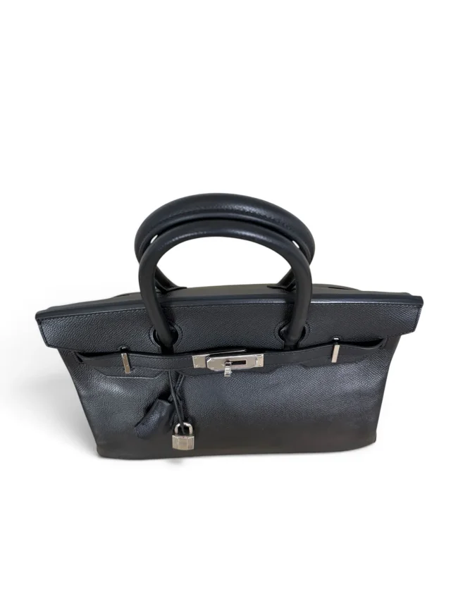 Hermès Black Epsom Birkin 30 PHW in Black Epsom leather from Season 2 Consign, photo 2 of 12