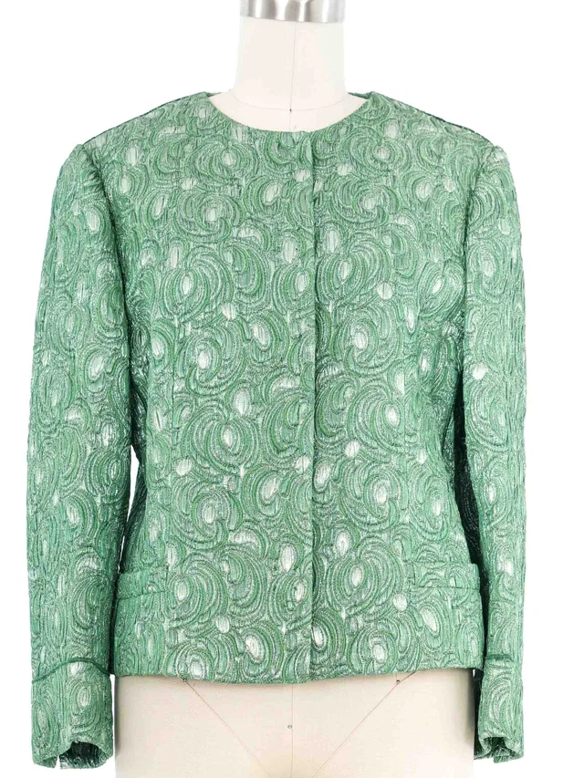 Dolce & Gabbana Metallic Brocade Jacket in Silk from Arcade Vintage