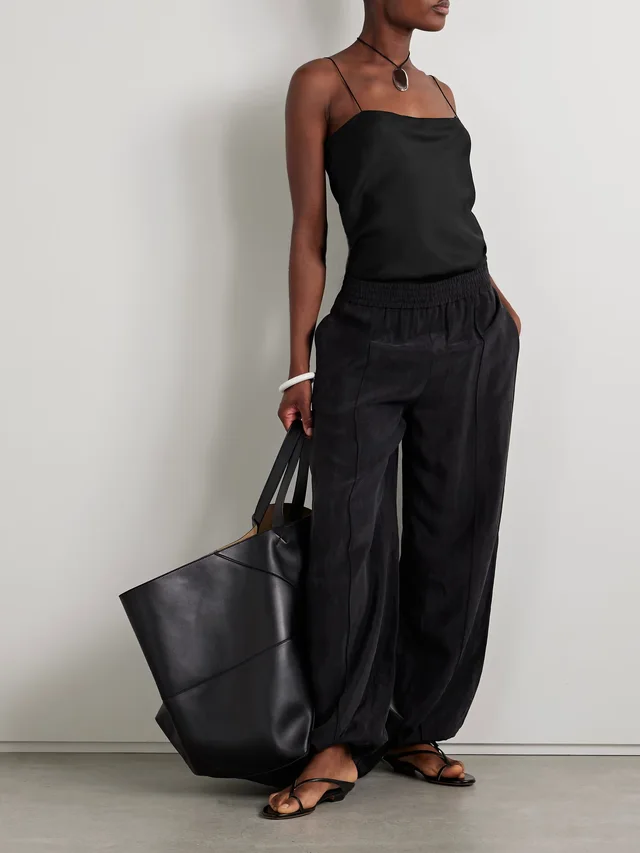 ANOTHER TOMORROW Silk-twill camisole in Black, photo 2 of 2 from NET-A-PORTER (Canada)