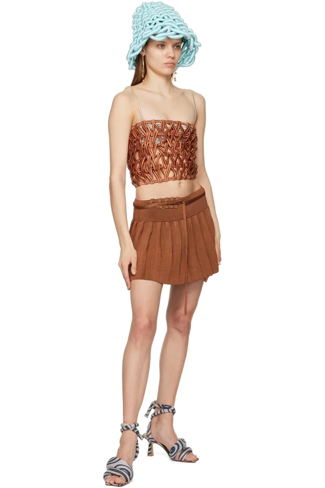 Isa Boulder Brown Band Top, photo 4 of 4 from SSENSE