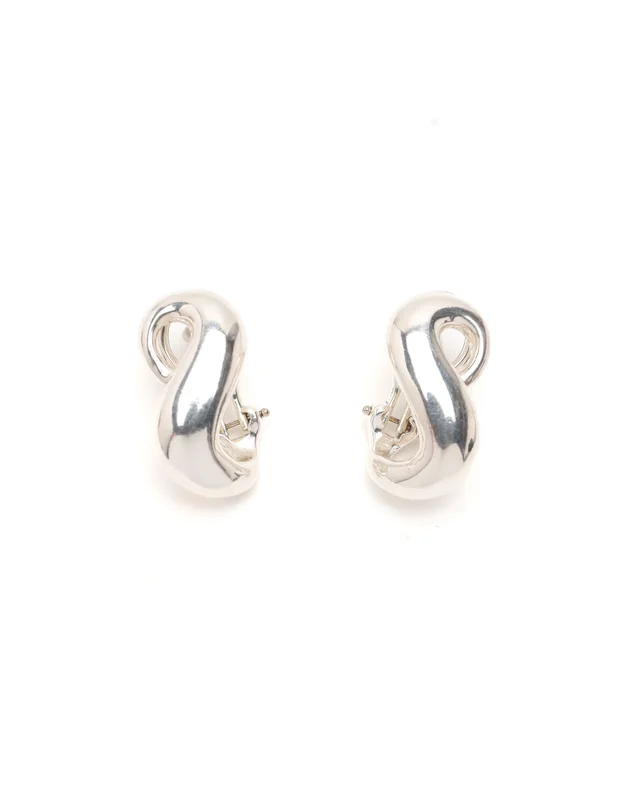 Tiffany & Co. Silver Infinity Earrings in Silver from A Retro Tale