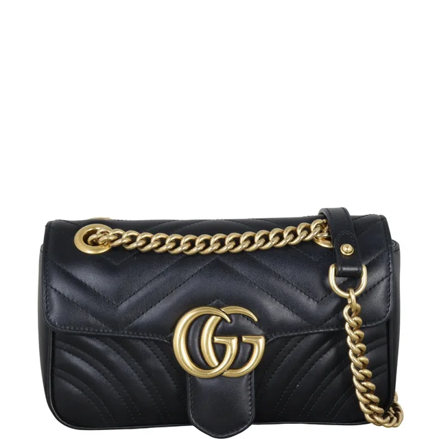 Gucci GG Marmont Matelasse Small Shoulder Bag in Leather from Luxe.It.Fwd