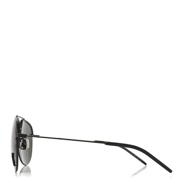 Saint Laurent Metal Aviator Classic 11/F Sunglasses Black in Black Resin from FASHIONPHILE, photo 3 of 8