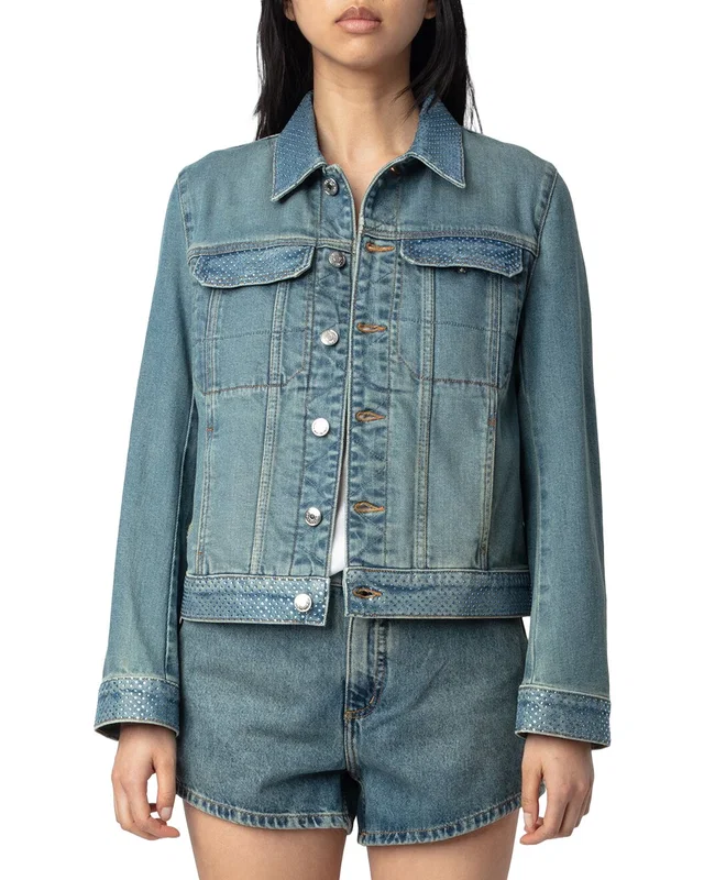 Zadig & Voltaire Kioky Denim Jacket, image 1 of 1 from Rue La La