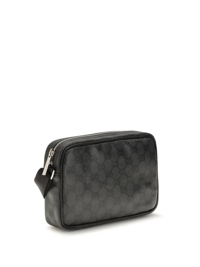 Gucci Mini Essence Shoulder Bag — Black Fabric in Black Nylon from HEWI