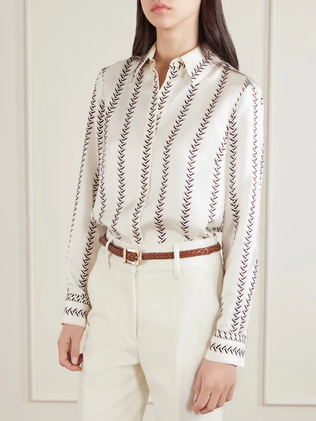 GABRIELA HEARST Marija woven leather belt in Beige, photo 2 of 2 from NET-A-PORTER (Canada)