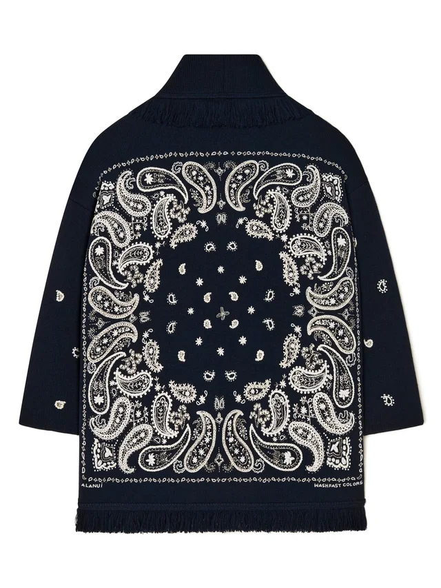 Alanui Echoes Of The Bandana Cardigan, photo 2 of 7 from SENSER