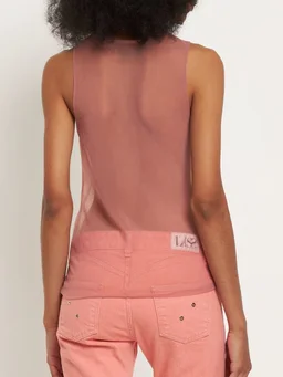 Ludovic de Saint Sernin Sleeveless top with detail in 100% Polyester, photo 9 of 11 from LUISAVIAROMA