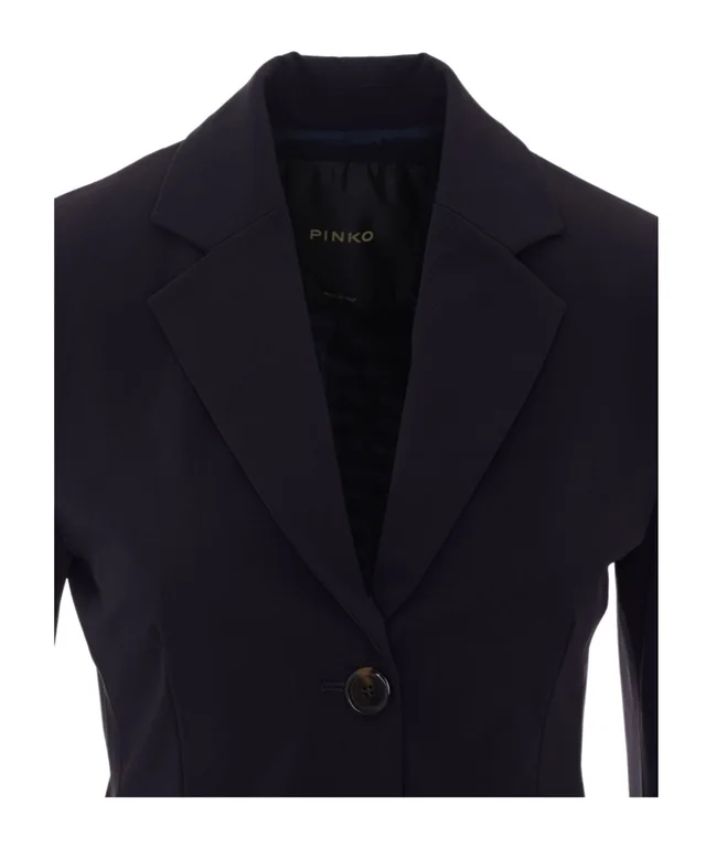 Pinko Single-Breasted Cropped Jacket, photo 3 of 4 from SENSER