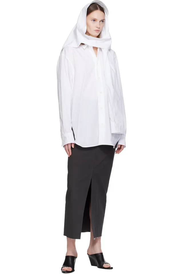 Jean Paul Gaultier White Cotton Shirt, photo 5 of 5 from SSENSE