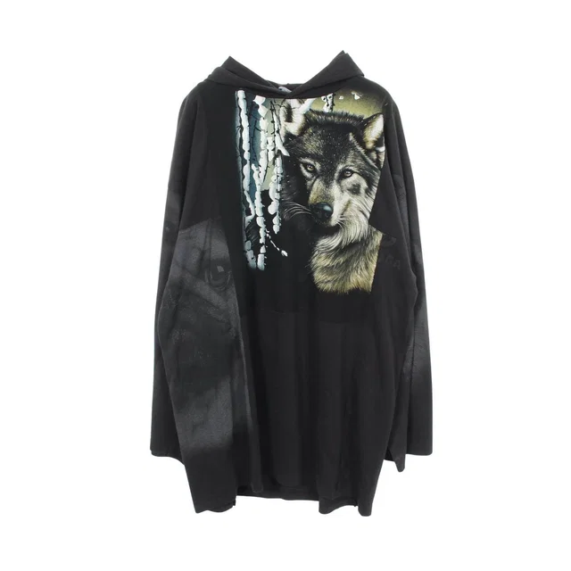 Balenciaga Cotton Long Hoodie from LuxUness