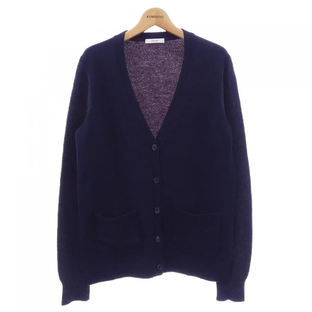 Celine 2 Cardigan Navy in Navy Cashmere from The Reluxe