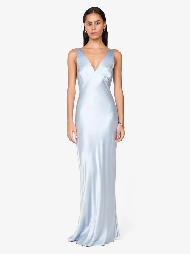 Bec&Bridge MOON DANCE VERONA DRESS - DUSTY BLUE in Blue from BEC + BRIDGE, photo 1 of 1