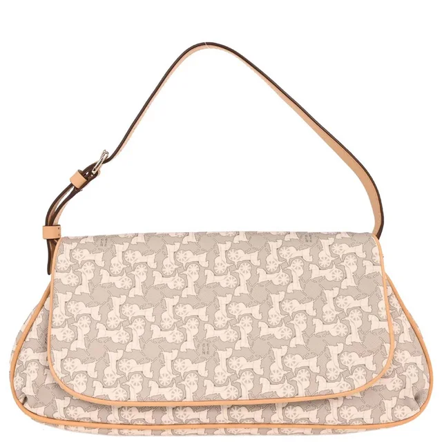Celine Gray PVC Handbag in Grey Leather from AMORE Vintage Tokyo