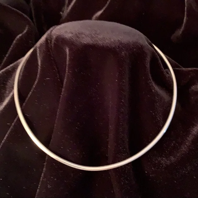 Omega Style Choker Sterling Add Your Charm To It in silver|gray from Poshmark, photo 1 of 1