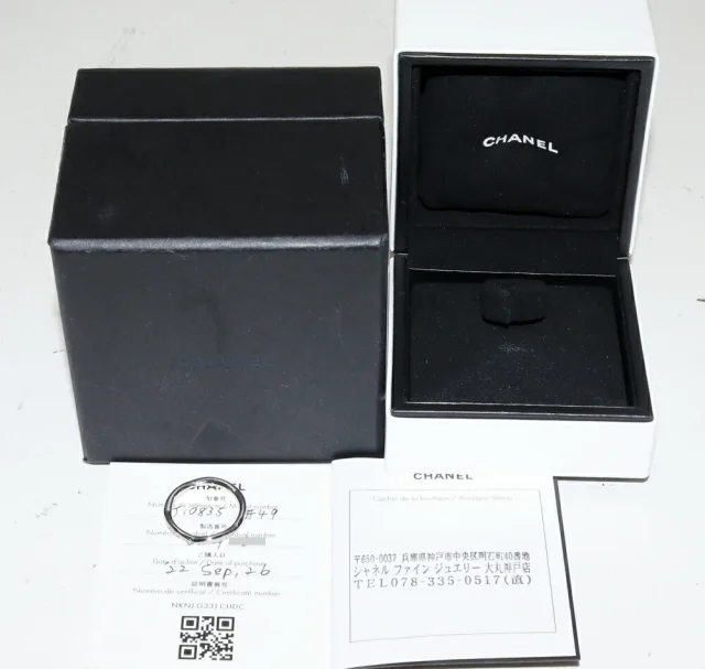 Chanel Camelia Pt950 Diamond Ring Size 8 in Silver Platinum from LuxUness, photo 3 of 6