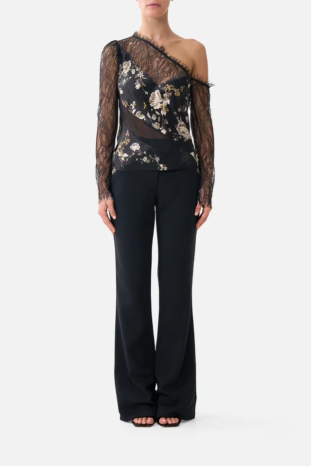 Camilla eBoutique LACE SPLICE ONE SHOULDER TOP FLAMENCO FOLKLORE from CAMILLA, photo 1 of 1