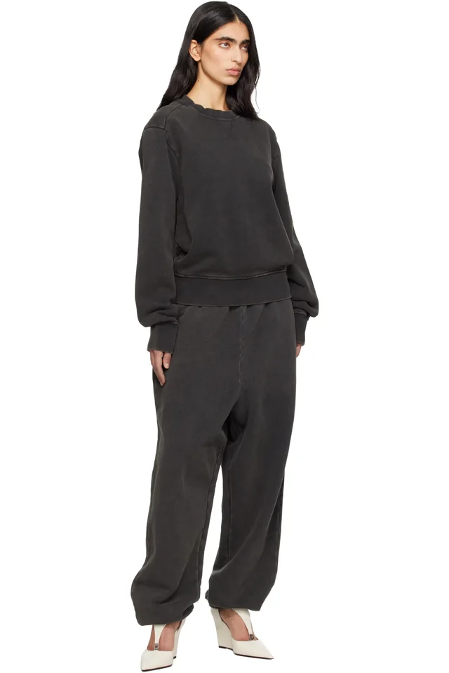 Entire Studios Black Standard Sweatpants, photo 4 of 4 from SSENSE