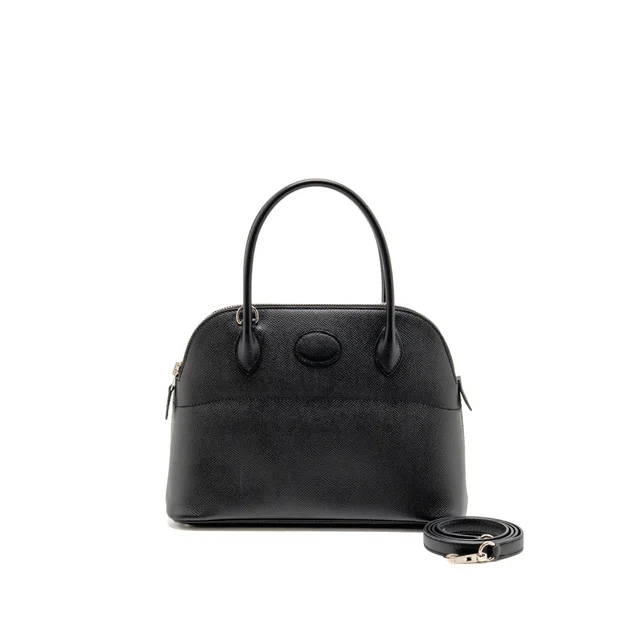 Hermès Bolide 27 Epsom Black SHW Stamp X in Black Epsom leather from EMIER