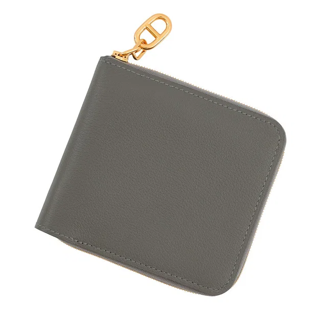 Hermès Zip Ango 2 Chaine d'Ancre Gris Meyer Evercolor in Grey from GALLERY RARE