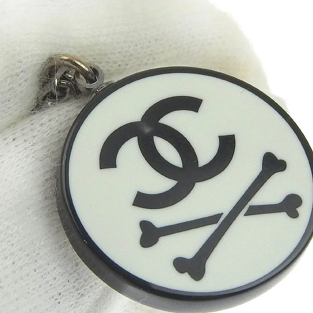 Chanel Logo Necklace 45cm in Silver Stainless from LuxUness, photo 3 of 6