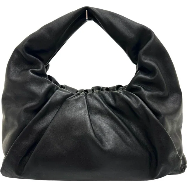 Bottega Veneta The Shoulder Pouch Leather Handbag in Leather from LuxUness