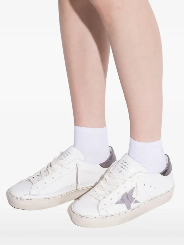 Golden Goose Hi Star leather sneakers in White, photo 5 of 5 from FARFETCH