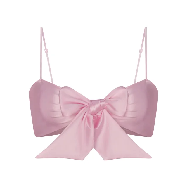 SKIMS tie front bralette, photo 3 of 3 from SKIMS