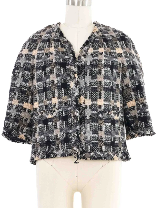 2005 Chanel Tweed Cropped Jacket in Tweed from Arcade Vintage
