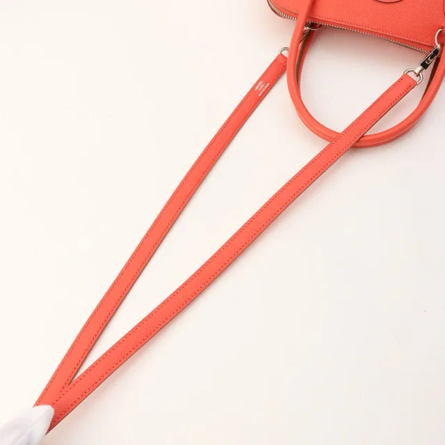 Hermès 2012 Bolide 27 Rose Jaipur in Pink Epsom leather from VINTAGE QOO TOKYO, photo 11 of 12