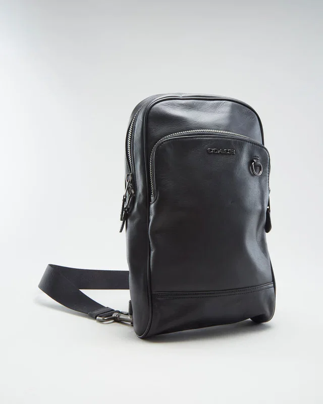 Coach Leather Crossbody Bag - O/S in Leather from Rokit Vintage