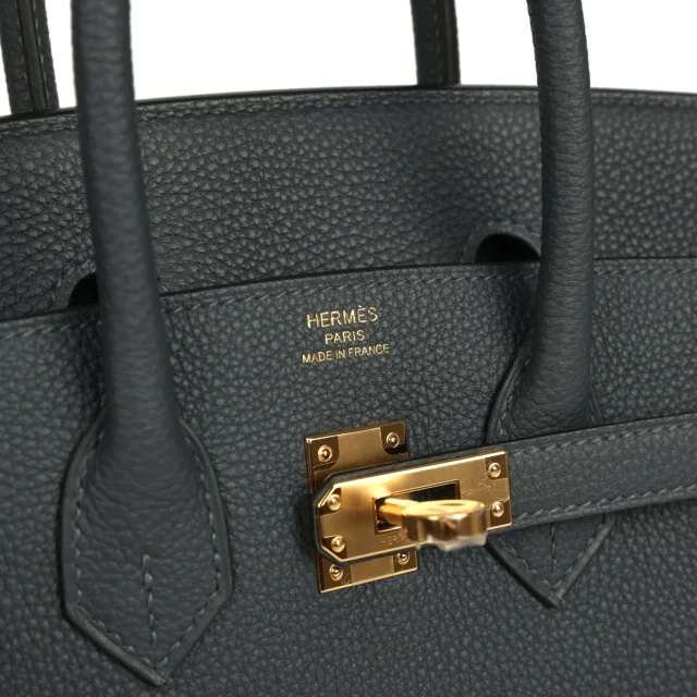 Hermès Birkin 25 Gris Misty Togo Gold Hardware in Grey Togo leather from Madison Avenue Couture, photo 7 of 9