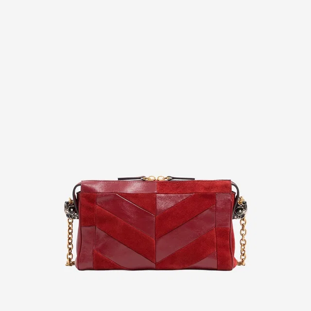 Valentino Garavani Panthea Shoulder Bag — Red Leather in Red Leather from HEWI
