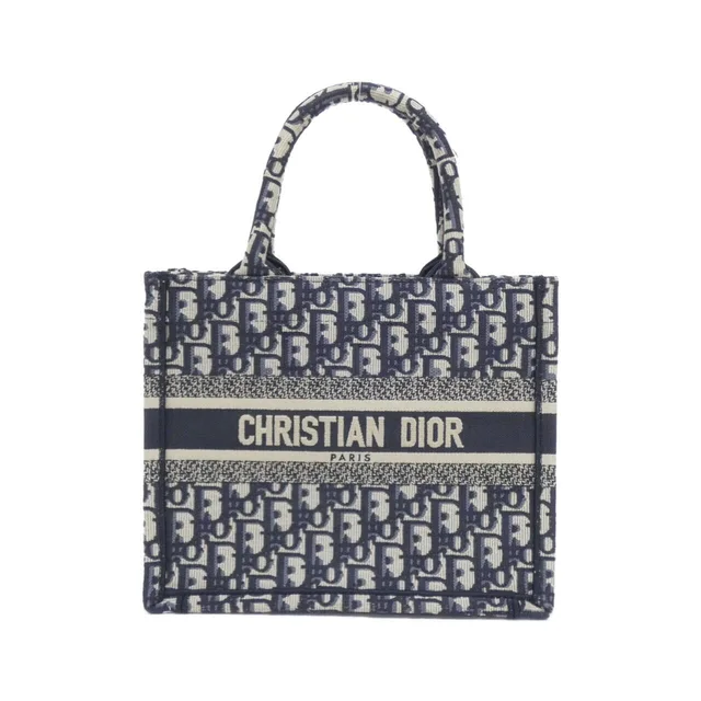 OBLIQUE DIOR Book Tote Small M1265ZRIW Bag in BLUE canvas from KOMEHYO