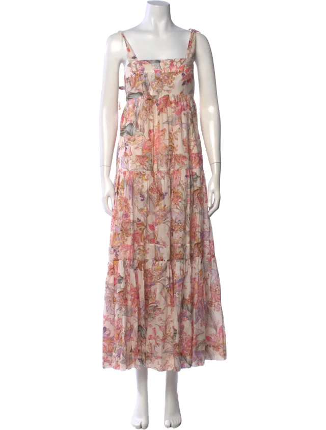 Zimmermann Floral Print Long Dress from The RealReal