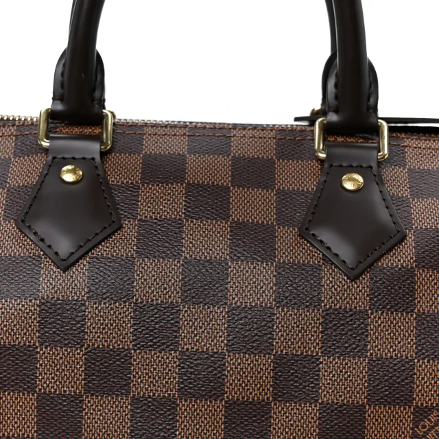 Louis Vuitton Damier Ebene Speedy 25 in Brown Canvas from FASHIONPHILE, photo 6 of 8