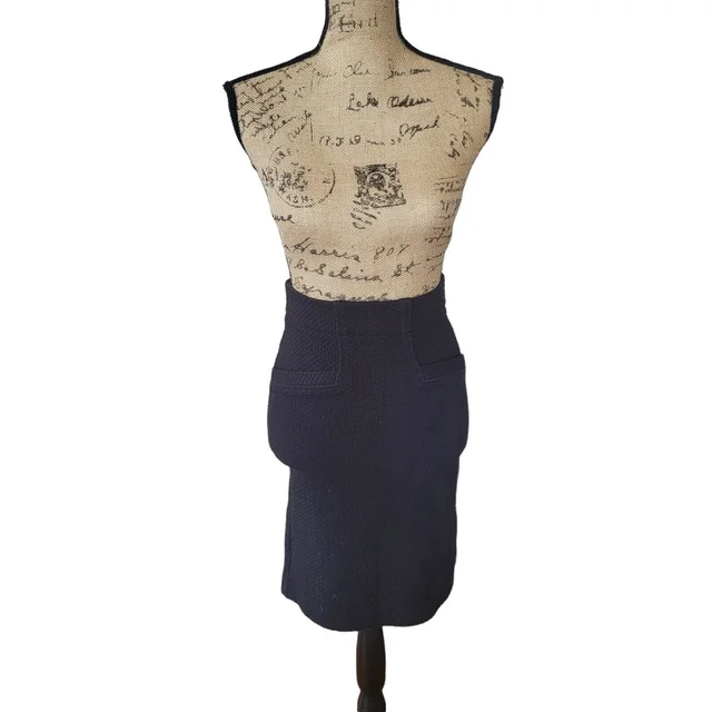 GANNI Straight Mini Skirt in black from Poshmark