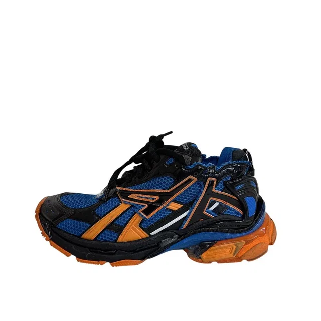 Balenciaga Lanna Faye Leather Mesh Sneakers in Leather from The Reluxe