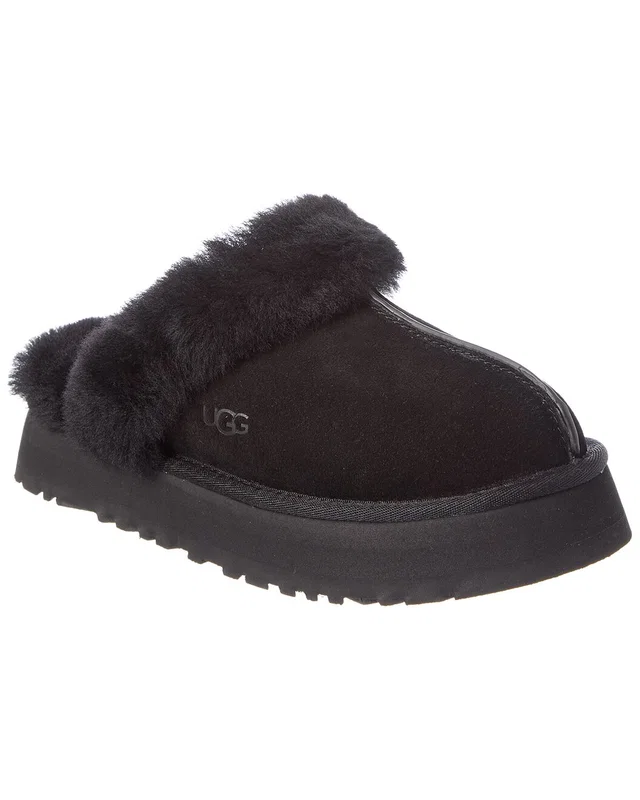UGG Disquette Suede & Shearling Slipper, image 1 of 1 from Rue La La