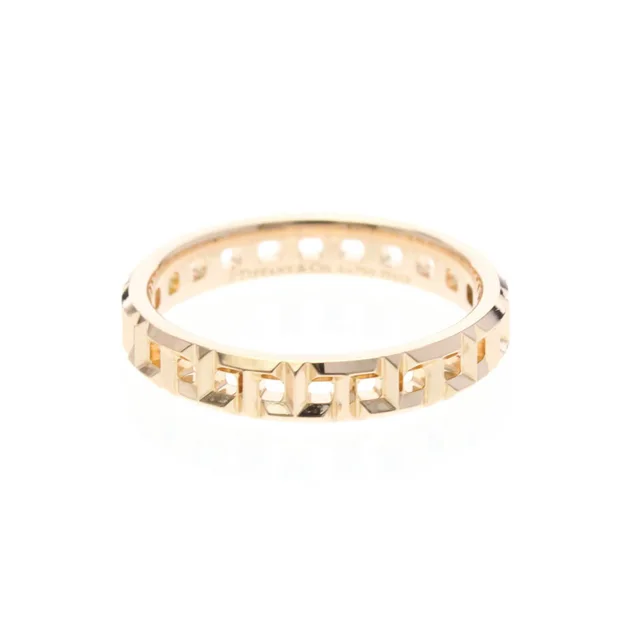 Tiffany & Co. T True Narrow Ring 18K Rose Gold in Pink gold Pink gold (18K) from Elady