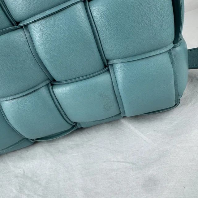 Bottega Veneta Padded Cassette Crossbody Bag in Lambskin, lambskin leather, Metal from Reowned, photo 4 of 10