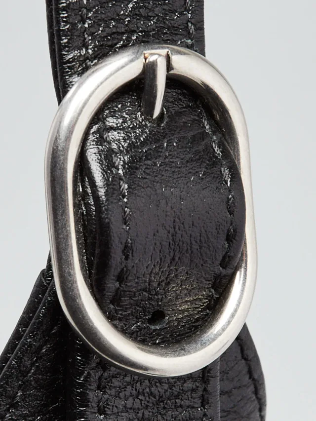 Balenciaga x Gucci Grey/Black Canvas/Leather The Hacker Project 1961 Medium Jackie Bag in Black Canvas from Yoogis, photo 5 of 11