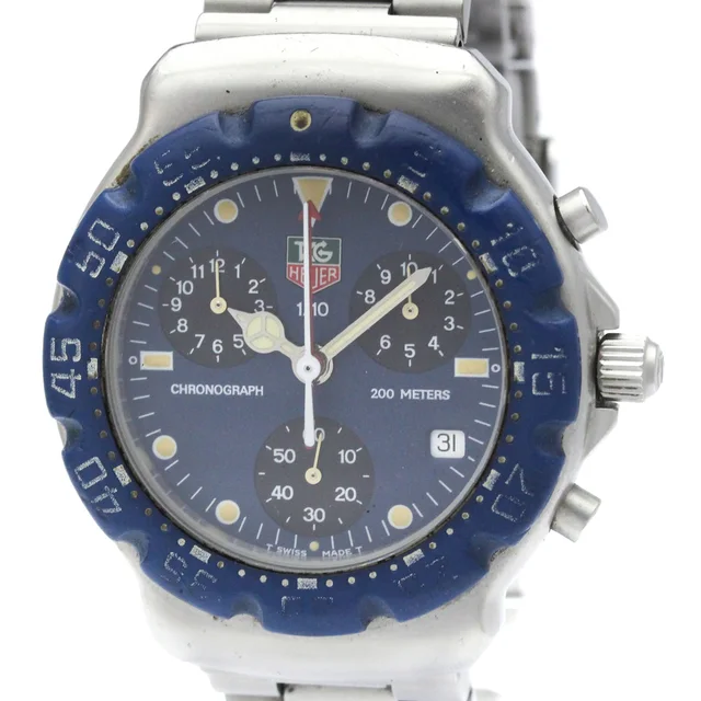 TAG Heuer 2000 Formula 1 Chronograph Steel Quartz Mens Watch CA1210 in Blue from Elady